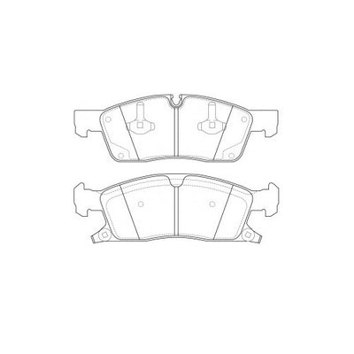 Juego de Pastillas de freno Delanteras Dodge Durango 2011 - 2019