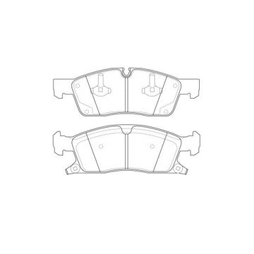 Juego de Pastillas de freno Delanteras Jeep Grand Cherokee 3.0 2011 - 2019