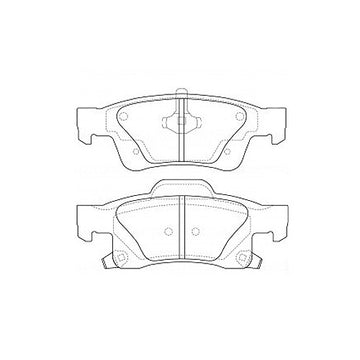 Juego de Pastillas de freno Traseras Jeep Grand Cherokee 3.6 2011 - 2019