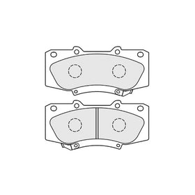 Juego de Pastillas de freno Delanteras Toyota Hilux 3.0 2005 - 2016