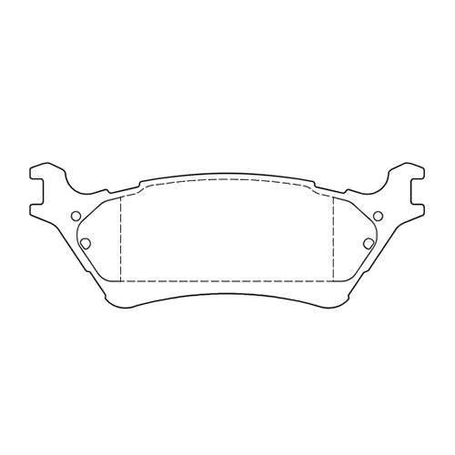 Juego de Pastillas de freno Traseras Ford F150 2015 - 2018