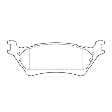 Juego de Pastillas de freno Traseras Ford F150 2012 - 2014