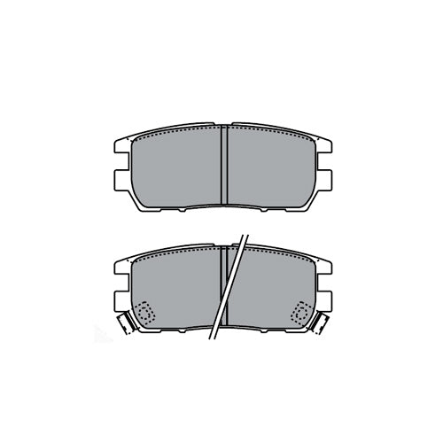 Pastillas de freno Trasera Mitsubishi Montero 1992 - 2002