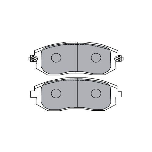 Juego de Pastillas de freno Delanteras Subaru Impreza 1.6 2001 - 2008