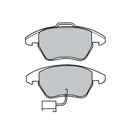 Juego de Pastillas de freno Delanteras Audi A3 1.8 2004 - 2013