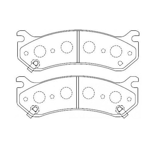 Juego de Pastillas de freno Delanteras Chevrolet Suburban 2000 - 2006