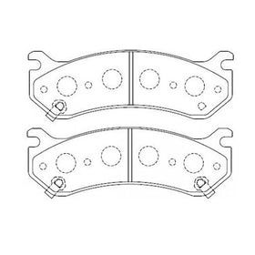 Juego de Pastillas de freno Delanteras Chevrolet Suburban 2000 - 2006