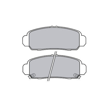 Par de Pastillas de freno Delanteras Honda Stream 2001-2006 - 0