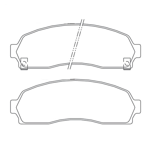 Juego de Pastillas de freno Delanteras Ford Explorer Sport Trac 2001 - 2005