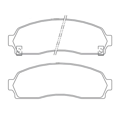 Juego de Pastillas de freno Delanteras Ford Ranger 2003 - 2011