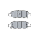 Juego de Pastillas de freno Traseras Samsung SM7 2005 - 2014