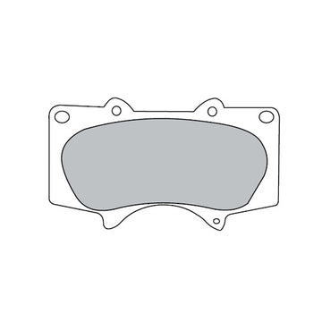 Juego de Pastillas de freno Delanteras Toyota 4Runner 2003 - 2019