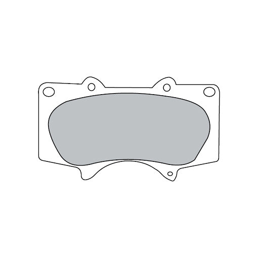 Juego de Pastillas de freno Delanteras Toyota Hilux 3.0 2005 - 2016