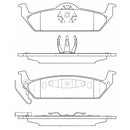 Juego de Pastillas de freno Traseras Ford F150 2004 - 2011
