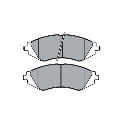 Juego de Pastillas de freno Delanteras Chevrolet Vivant 2004 - 2010