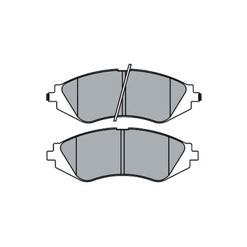 Juego de Pastillas de freno Delanteras Chevrolet Optra 2004 - 2014