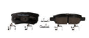 Juego de Pastillas de freno Traseras Mitsubishi Outlander 2003 - 2007-3
