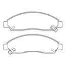 Juego de Pastillas de freno Delanteras Chevrolet Colorado 2004 - 2008