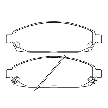 Juego de Pastillas de freno Delanteras Jeep Commander 2006 - 2010