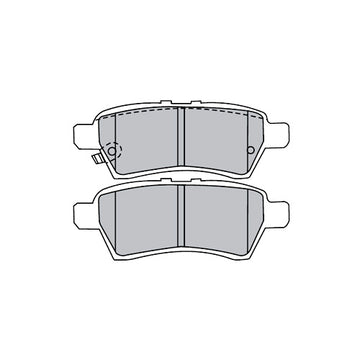 Juego de Pastillas de freno Traseras Nissan Pathfinder 2006 - 2013 - 0