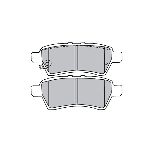 Pastillas de freno Trasera Nissan Pathfinder 2006 - 2013 - 0