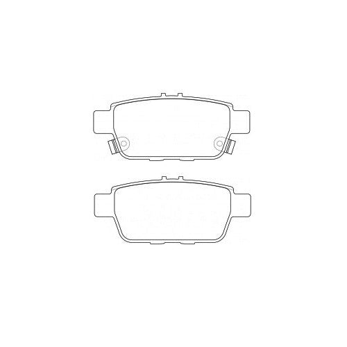 Juego de Pastillas de freno Traseras Honda Ridgeline 2006 - 2014