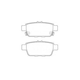 Juego de Pastillas de freno Traseras Honda Ridgeline 2006 - 2014