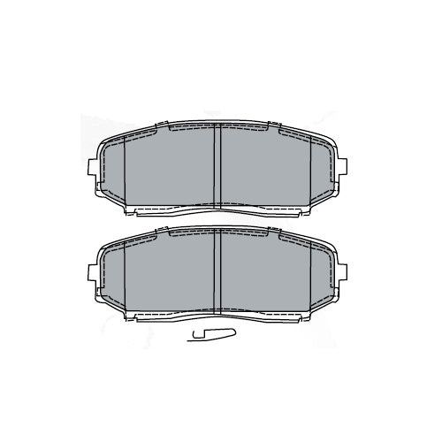 Juego de Pastillas de freno Delanteras Mazda CX7 2007 - 2013