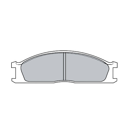 Pastillas de freno Delantera Nissan D21 2.4 1993 - 2009