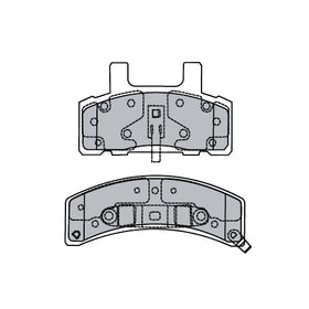 Juego de Pastillas de freno Delanteras Chevrolet C1500 Work Truck 1995 - 1998