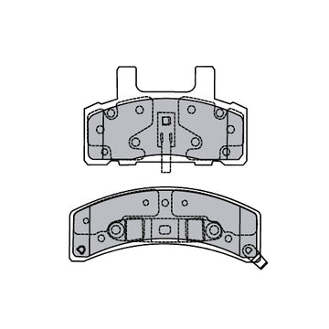 Juego de Pastillas de freno Delanteras Chevrolet C1500 Work Truck 1995 - 1998