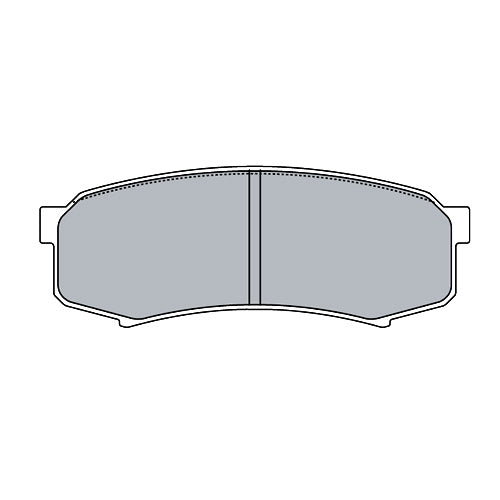 Pastillas de freno Trasera Toyota Land Cruisier Prado Trasera 1996 - 2019