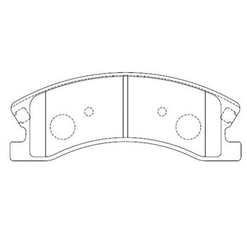 Juego de Pastillas de freno Delanteras Jeep Grand Cherokee 1999 - 2005