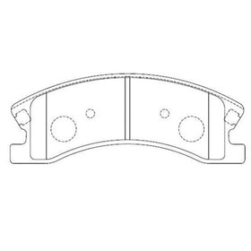 Juego de Pastillas de freno Delanteras Jeep Grand Cherokee 1999 - 2005