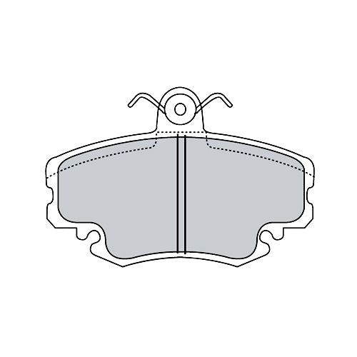 Juego de Pastillas de freno Delanteras Citroen Zx 1.6 1991 - 1999