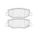Juego de Pastillas de freno Traseras Jeep Cherokee 2008 - 2013-1