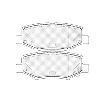 Juego de Pastillas de freno Traseras Jeep Liberty 2008 - 2013