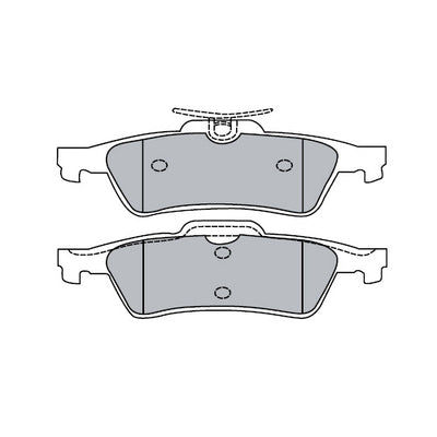 Juego de Pastillas de freno Traseras Citroen C5 2008 - 2015