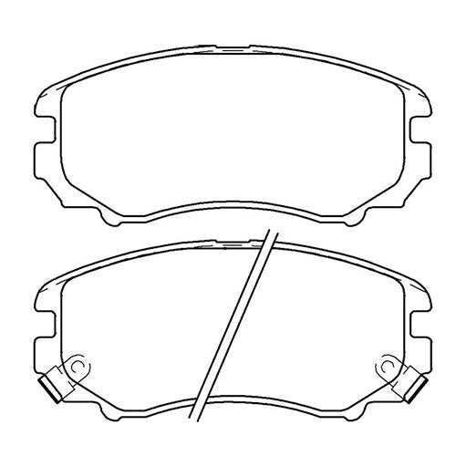 Juego de Pastillas de freno Delanteras Kia Soul 2009 - 2013