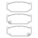 Juego de Pastillas de freno Delanteras Suzuki Dzire 2012 - 2019-1