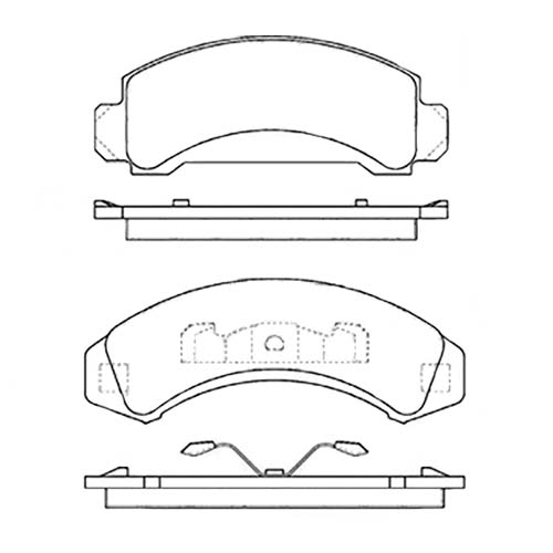 Juego de Pastillas de freno Delanteras Ford Ranger 1987 - 1995