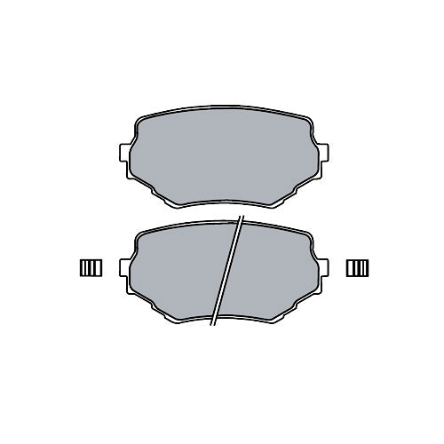 Juego de Pastillas de freno Delanteras Suzuki Sidekick 5 puertas 1997 - 2003