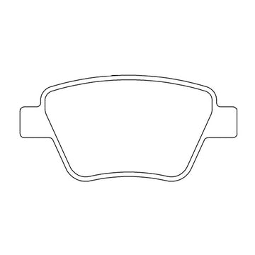 Par de Pastillas de freno Traseras Audi A3 1.4 2010-2013 - 0