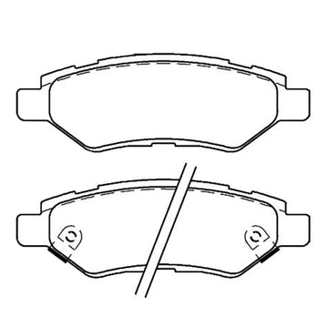 Par de Pastillas de freno Traseras Chevrolet Camaro 3.6 2010-2015 - 0