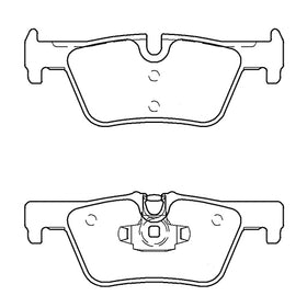 Pastillas de freno Traseras BMW 120d E87 2005 2006 2007 2008 2009 2010 2011