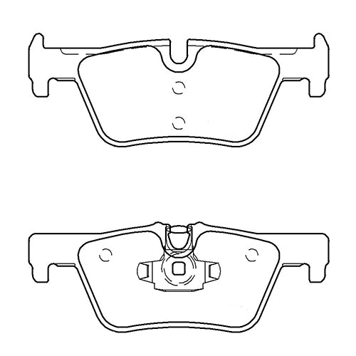 Pastillas de freno Traseras BMW 120i E87 Serie M 2005 2006 2007 2008 2009 2010 2011