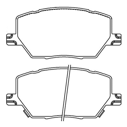Juego de Pastillas de freno Delanteras Jeep Compass 2016 - 2023