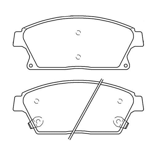 Juego de Pastillas de freno Delanteras Chevrolet Cruze 2011 - 2017