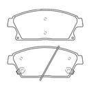 Juego de Pastillas de freno Delanteras Chevrolet Cruze 2011 - 2017