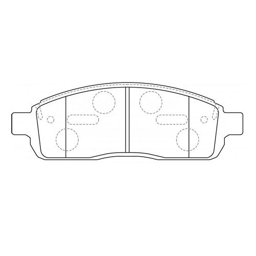 Juego de Pastillas de freno Delanteras Ford F150 2004 - 2009